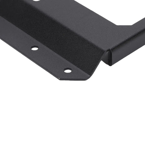Corner detail of All In One Packout Mounting Plate For Aluminum And Steel Tool Boxes, Wall Or Floor Install, showing bolt holes