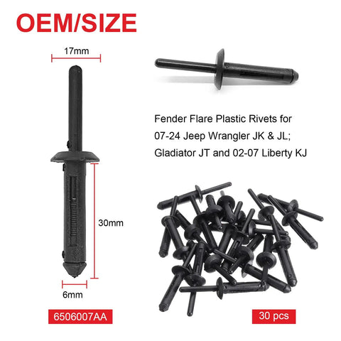 Badass 121 Piece Fender Clip Kit For Jeep Wrangler Jl Jk Grand Cherokee Premium Heavy Duty Auto Retainer Push Pins Plastic Rivets