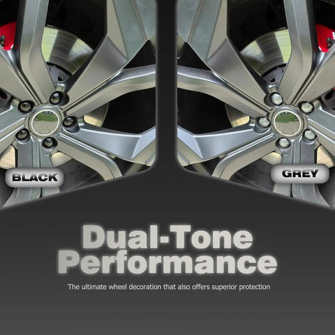 Heavy Duty Lug Nut Covers Complete 24 Pack With Removal Tool Gray Protect Wheel Bolts From Sun Salt And Rust Easy Clip On Fit