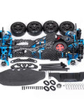Tool Free RC Chassis Frame Parts Upgrade Kit For 1 By 10 Drift Cars D5 Style Lightweight Alloy Frame Set components display