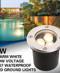 3W Low Voltage LED Landscape Lights 12 Pack With Wire Connectors And Well Lights For Garden Driveway Deck And Tree 300 Lumens