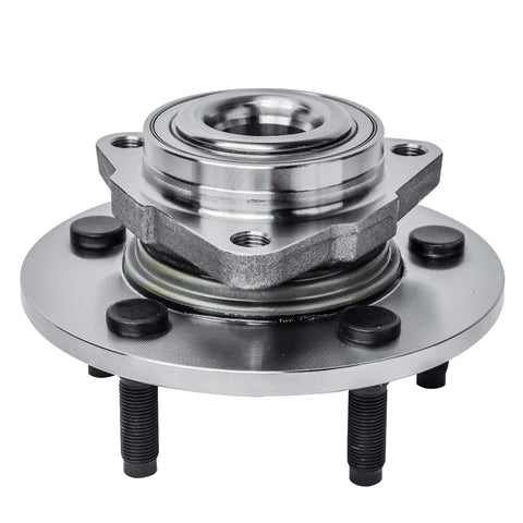 Beefy Front Wheel Bearing Hub Assembly Pair For Dodge Ram 1500 2002-2008 5 Lug Front Hubs Replacement Set Two Hubs Included OE Style Heavy Duty Upgrade