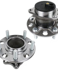Close-up view of rear wheel bearing and hub assembly with ABS for 2011-2014 Chrysler 200, 2007-2010 Sebring, 2008-2014 Dodge Avenger