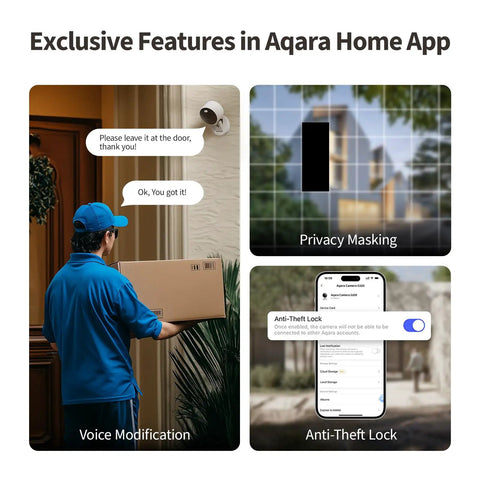 2K Indoor Outdoor Security Camera With Spotlight Color Night Vision And AI Detection app features overview