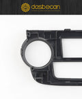 Dasbecan AC control panel center dash vent trim, black plastic bezel for Honda CR-V 2007–2011 manual A/C, close-up