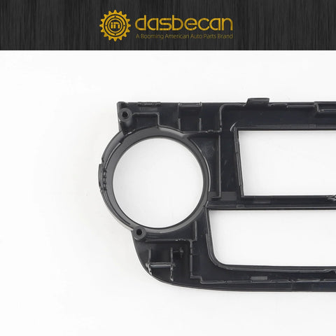 Dasbecan AC control panel center dash vent trim, black plastic bezel for Honda CR-V 2007–2011 manual A/C, close-up