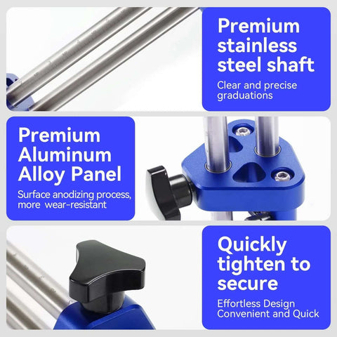 Close-up of Pro Grade 1 Station Sheet Metal Roller Bender showing stainless shaft, aluminum alloy panel, and tightening knob features.