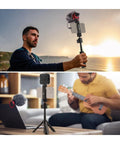 Tiny But Mighty Mini Desk Selfie Stick Tripod For iPhone GoPro Insta360 Android And Webcams in action, vlogging and home recording.