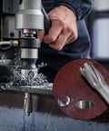 Annular cutter kit with carbide tips, 13 pcs, 1-3/8 in cutting depth, universal shank for Weldon/standard tool holders