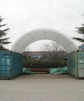 20x20 Ft Open Canopy Shelter With No Interior Pole Heavy Duty 18 Oz PVC Build Clear Covered Space Worksite Ready Warehouse Tent