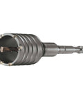 Bosch HC7508 6-inch rotary hammer core bit, metal gray with spiral flutes