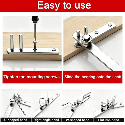 Solid As A Rock Manual Rebar Bender And Compact Pipe Wire Shaping Tool That Handles Steel Rods Copper Cable Aluminum Stock Without A Single Hassle Daily On Workbenches, demonstrating ease of use with adjustments.