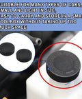 Engine Coolant Reservoir Cap For Most Cars Heavy Duty Radiator Overflow Bottle Cap Easy No Fuss Replacement For Water Tank High Temperature Resistant Durable And Leak Proof Pack Of 2 shown on a coolant tank.