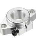 Aluminum Linear Motion Rail Clamping Rod Guide Support For 16mm Shaft Durable Rail Kit For Pro Grade Precision Sliding In CNC And DIY Projects 4 Pack Corrosion Resistant Smooth Operation, silver 16mm shaft clamp support with 2 mounting holes