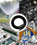 Half Inch ID To Three Quarter Inch OD Heavy Duty Food Grade Silicone Tubing For High Temp Use Vacuum Air Water Transfer Hose