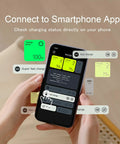 App interface showing Compact Dual Port 72W Fast Charger Hub for Mini Drone Batteries with real-time charging data on smartphone.
