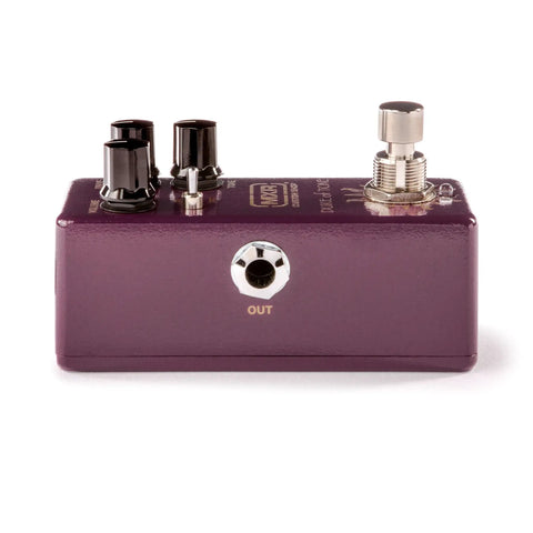 Side view of Duke Of Tone Overdrive Pedal Analog Man Collaboration Hand Wired Through Hole Build for Warmth and Grit