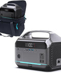 Portable Power Station 288Wh LiFePO4 Battery With 350W Continuous Output And 600W Peak, shown with carrying bag.