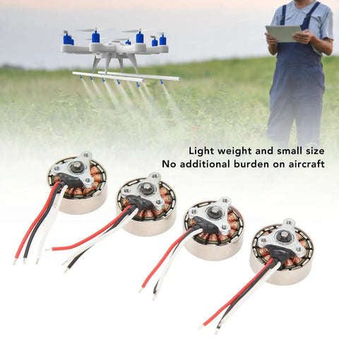 1503 Brushless Motor For 4 Axis RC Planes And UAV Multicopters 7.4V Metal Body High Performance with drone in background