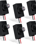 Six Pack Dusk To Dawn Outdoor Lighting Sensor Kit 100 To 277V Photoelectric Switch Photocell Light Sensor for exterior fixtures