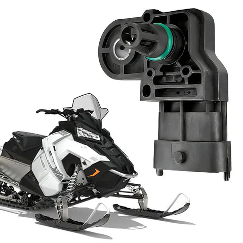 Direct Fit MAP Sensor Replacement For Polaris 700 800 900 Series Snowmobiles And Rangers depicted with snowmobile