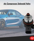 Air Suspension Compressor Solenoid Valve Kit For BMW 5 Series F07 Grand Tourismo F11 Touring And 7 Series F02 F01 F04 F07 F11 F15 G32 2010 To 2017 Replacement Pump Upgraded Beefed Up Performance