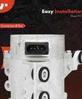 Heavy Duty Electric Water Pump For BMW Sedans And Coupes Top Tier Cooling System Upgrade showing 4-pin connector detail.