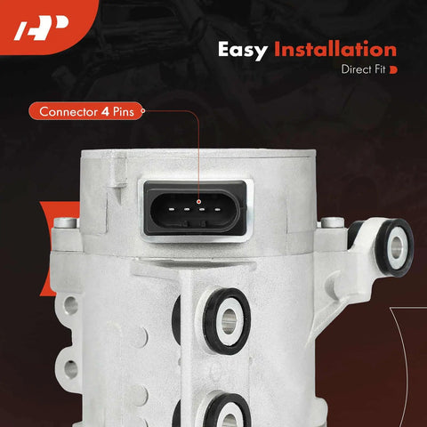 Heavy Duty Electric Water Pump For BMW Sedans And Coupes Top Tier Cooling System Upgrade showing 4-pin connector detail.