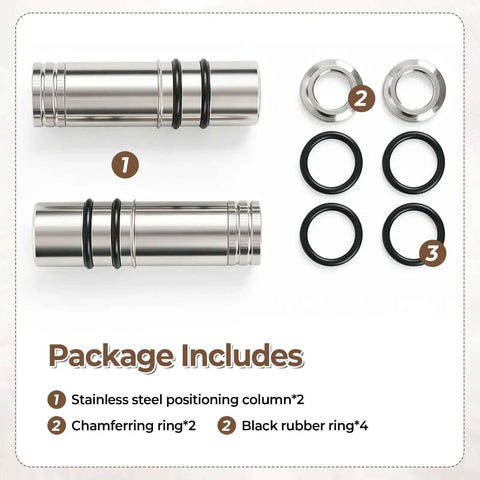 Pro Grade 20mm Bench Dogs Set With 38mm Rise For MFT Workbench, Stainless Steel Planing Stop Dogs For 20mm Holes components