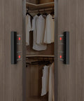 Five Pack Adjustable Black Cabinet Pulls For Kitchen Drawers Solid Metal Build Easy Breezy Install on closet doors.