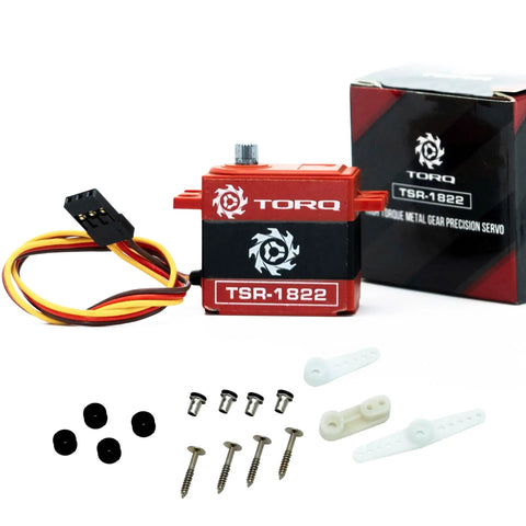 Beefy Torque Micro Servo With Coreless Motor And Digital Metal Gear For 1/12 And 1/14 Scale RC Cars Rock Crawlers Upgrades, box view