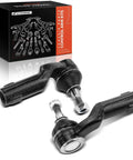 Pair Front Outer Tie Rod Ends For Mazda 3 2004-2013, 3 Sport 2009-2013, And Mazda 5 2006-2010 2012-2017 with packaging.