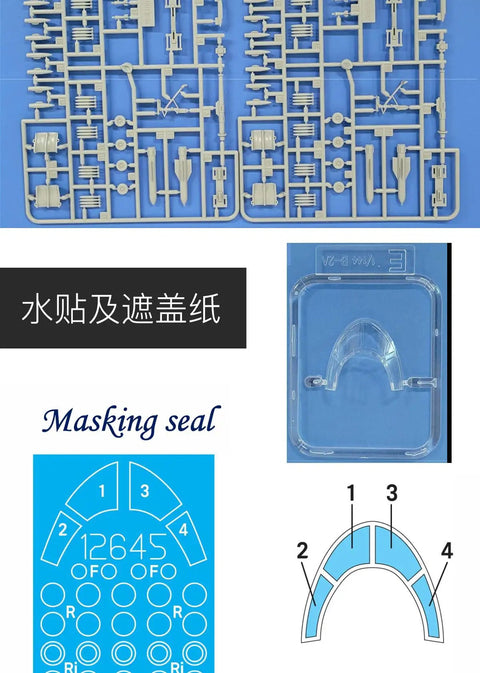 Dope B2A Stealth Bomber Model Kit 1 144 Scale Ready To Assemble With Photo Etched Parts English Instructions Included components