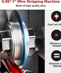 Manual Wire Stripping Machine For Copper Wire 0.06 To 1 Inch Gauge with dual-axis design and efficient settings for wire stripping.