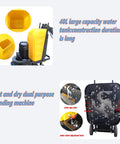 Beefy 12 Head Planetary Concrete Floor Grinder with large water tank and dual-purpose wet and dry grinding machine