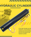 7 X 12 Metal Cutting Band Saw Hydraulic Cylinder With Downfeed Control, Compatible With BS-712N BS-712R BS-712B, black cylinder