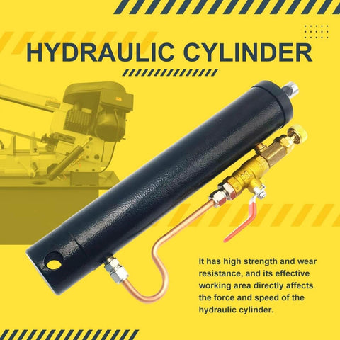 7 X 12 Metal Cutting Band Saw Hydraulic Cylinder With Downfeed Control, Compatible With BS-712N BS-712R BS-712B, black cylinder