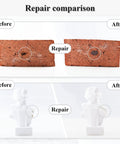 Repair comparison of Two Part Epoxy Putty 120g Fast Repair For Wood Metal Stone Plastic Ceramic Glass And More Bonding And Repair