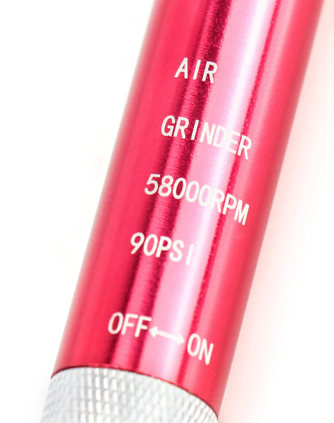 Air Micro Pencil Die Grinder 1/8 Inch Collet High Speed Pneumatic Polishing And Cutting Tool, 65,000 RPM Free Speed, close-up view