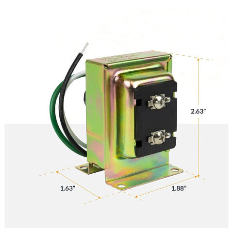 Doorbell Transformer 16V 10VA Wired Replacement For An Old Unit With No Fuss Install Threaded Hub Mount For Quick Outdoor Or Junction Box Setup Chime Power Upgrade