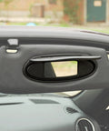 Replacement Sun Visor Vanity Mirror Covers Pair For Porsche 996 997 911 986 987 Boxster Cayman 1996-2010 installed on driver side