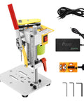 Compact Benchtop Drill Press For Home Crafts And Jewelry Making, Ultra Quiet 7 Speed Drill With B10 Chuck, tools included