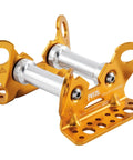 Pro Grade Rope Protector Roller Coaster with Bearing System, aluminum structure, for climbing and industrial safety use.