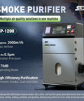 Heavy Duty Laser Fume Extractor With Multi Stage Filtration And Powerful Airflow designed for effective smoke purification in workshops.
