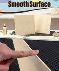 Front view of 12x12 basswood sheets, 1/8 in (3 mm) thick, unfinished natural wood; 12-pack (Amazon)