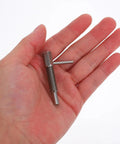 Hella Sturdy Spring Loaded Latch Pin Stainless Steel Indexing Plunger With L Handle And Retractable Shaft in hand