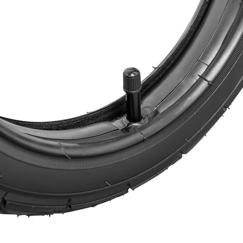 Close-up of a Rear 16x1.75 Tire And Inner Tube Set For Jogging Stroller Wheels Fits 16x1.75 47 305 Compatible With Revolution Pro Flex SE Ironman