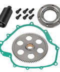 One Way Gear Starter Clutch Flywheel Puller Kit For Rhino 660 And Grizzly 660 ATVs Replacement With Gasket And Bearing