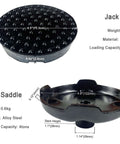 Heavy Duty Floor Jack Saddle With Rubber Pad For 4 Ton Jacks, 4.5 Inch Diameter, 1.14 Inch Stem, Alloy Steel Construction