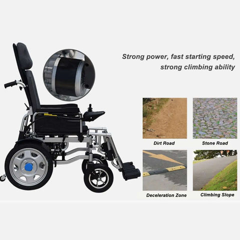 All Aluminum Electric Wheelchair Joystick Controller 18V To 30V Brushed Motor Separate Type with Brake Function